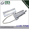 PVC Wedge type strain clamp metal cable clamps